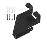 Support compact pour tronçonneuse - 12 x 10 cm - Gain de place - Noir | Acier robuste, prend en charge les grandes scies, finition noire, support mural de garage, maintient les outils en sécurité