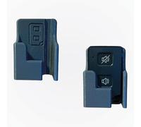 Support compatible avec télécommande Thitronik - 3,9 x 2,2 x 5,7 cm - Avec bande autocollante - Résistant à la chaleur et durable - Pour un rangement sûr et à portée de main (gris ardoise)