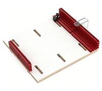 Support coulissant pour scie circulaire de table, coupes à 90°, réglable, sans jeu