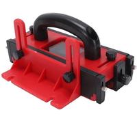Support coulissant pour travail du bois, réglable - Bandes antidérapantes - Crochet de démarrage - Coupe sécurisée - Compatible avec les tables de scie - Prise en main améliorée