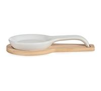 Support cuillère céramique avec base bambou collection VESSIA