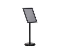 Support affiche A3 sur pied aluminium noir hauteur réglable cadre rotatif lot 1