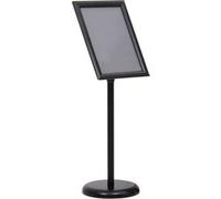 Support affiche A3 sur pied aluminium noir hauteur réglable cadre rotatif lot 1