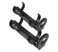 Support d’extincteur en Plastique Noir pour Coffre de Voiture 2 pièces | Fixation stable dans le coffre, pose simple et rapide, compatible avec extincteur et caisse à outils