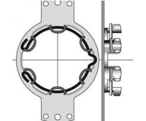 Support D50 Entraxe 100 Mm Somfy - Pour volet roulant