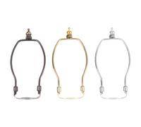 Support D'abat-jour de Corne en Fer, Lot de 3 Pièces Plusieurs styles