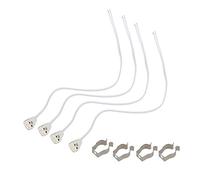Support d'ampoule base T5 pour tube LED fluorescent avec clips de fixation 30 cm