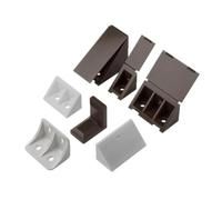 Support D'angle À Angle Droit De 90 Degrés En Plastique Et Nylon | Connecteur De Fixation De Renfort D'armoire D'étagère, Accessoires De Quincaillerie De Meubles(2-20pcs)