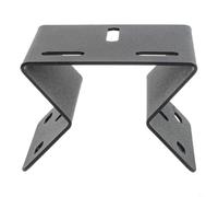 Support d'angle à angle droit de 90 degrés pour caméra de vidéosurveillance | Support en métal pour système de surveillance intérieur, accessoire d'installation verticale, noir/blanc (noir)