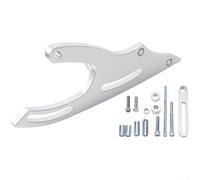 Support d'angle de direction en aluminium pour Ford 289 302 351W SBF petit bloc moteur, compatible avec la pompe de direction assistée Saginaw, courroie V à 3 rainures, noir/argent (argent)