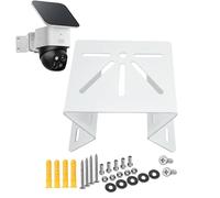 Support d'angle en Acier Inoxydable Compatible avec Eufy Solocam S340/E30, Eufy 4G LTE Cam S330 Caméra, Support de Montage 270° View pour Caméra PTZ, Montage Mural pour Intérieur et Extérieur