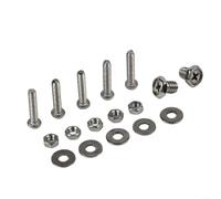 Support d'angle mural pour caméra projecteur Eufy 360° pour sonnette vidéo Ring Support en acier inoxydable Coin 90 degrés Argenté (jeu de vis)