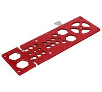 Support d'angle pour guide de scie plongeante, 340 mm, rouge