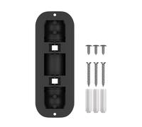 Support d'angle pour sonnette vidéo ABS double modes d'installation adhésif puissant ou vis incluses Support de montage