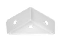 Support D'angle Triangulaire Blanc, 4/8/16 Pièces | Cadres de lit, tables et chaises, construction en acier, fixation à angle droit.(8pcs)