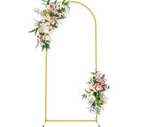 Support d'arc de mariage, plusieurs options de hauteur, construction métallique durable ,H2m(200cm), Or