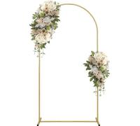 Support d'arche pour ballons - Métal - 2 m - Doré - Pour mariage et anniversaire