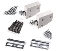 Support d'armoire - SOTECH - SET COMPLET - Pack 4 - Blanc - Charge 80 kg