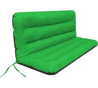 Support de balançoire "Ania" - 120 cm, 7 cm d'épaisseur, résistant aux intempéries, avec bandes & élastique, tissu Oxford, pour banc de jardin & Hollywood | PillowPrim