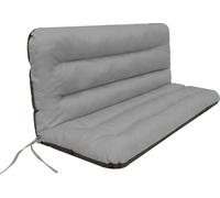 Support de balançoire "Ania" - 120 cm, 7 cm d'épaisseur, résistant aux intempéries, avec bandes & élastique, tissu Oxford, pour banc de jardin & Hollywood | PillowPrim