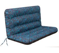 Support de balançoire "Ania" - 120 cm, 7 cm d'épaisseur, résistant aux intempéries, avec bandes & élastique, tissu Oxford, pour banc de jardin & Hollywood | PillowPrim