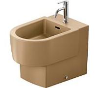 Support de balcon Duravit Bidet 272610AM00 37x57cm, avec trou pour robinet, trop-plein, argile terra mat