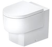 Support de balcon Duravit WC 207109AA00 37x54cm, 4,5 l, sans rebord, sortie horizontale, blanc brillant