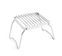Support De Barbecue Pliable En Acier Inoxydable Rayé Pour Feu De Camp 2025, Support De Poêle Portable Pour Camping En Plein Air