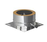 Support de base avec purge latérale - double paroi - Reuter DW-BLUE 300 mm