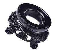 Support de Base Creuse pour Boules de Cristal en Résine Noire Vintage
