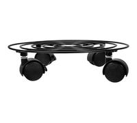 Support de Base pour Réservoir de Propane en Fer Noir, Mobile | Bouteilles Gpl Jusqu’à 27cm, Montage sans Outil, Réduit le Basculement, Usage la Cuisine et Patio