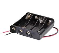 Support de batterie, 4 x AAA, câble de câble, supports de piles et accessoires de batterie, Qté.1 | MP006847