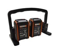 Support de batterie 6 compartiments pour batteries 20 V - Compatible avec Worx Powershare - Rangement stable des batteries - Organiseur pour atelier et valise - Impression 3D robuste
