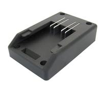 Support de batterie/adaptateur de batterie pour batteries Aldi Ferrex AEB 20/40 avec connecteurs de câble pour projets de bricolage - pas d'adaptateur d'outils - Noir