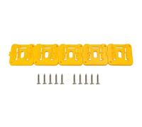 Support de batterie pour batteries DEWALT 20 V et 60 V avec 5 supports et 10 vis pour DCB200, DCB201, DCB202, DCB203, DCB204, DCB206, DCB208, DCB606, DCB609