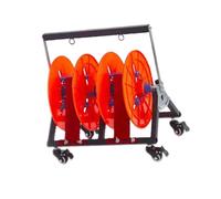 Support de bobine de câble, distributeur multi-bobines, stockage de poulie, 4 bobines, extracteur industriel et commercial, distributeur de fil