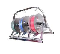 Support De Bobine De Cordon, Distributeur De Support De Fil Multi-bobine Portable Et Pliable, For Le Stockage Industriel, Électrique Et De Vente Au Détail(Can hold 3)