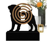 Support de bobine d'encens - Support de bureau en métal en forme d'animal - Support de bobine d'encens pour intérieur et extérieur, jardin, balcon, piscine, terrasse, jardin, porche, pique-nique