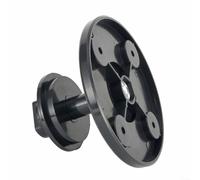 Support de bobine pour soudage MIG, arbre amortisseur de fil et adaptateur de disque inversé, support double ajustement pour bobines de 1 kg et 5 kg, bobines de fil de 100 mm et 200 mm de diamètre