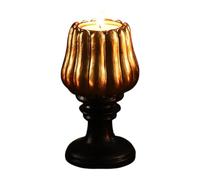 Support de bougie à la - Support de lumière de thé en résine
