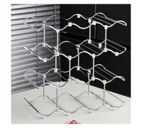Support De Bouteille Vin Table Mini Bar, Présentoir Bouteilles d'alcool for À La Maison, Empilable 5/8(38x20x38cm)