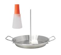 Support de brochette verticale en acier inoxydable Al Pastor pour barbecue | Support à brochettes de cuisson Al Pastor en acier inoxydable pour brochettes de cuisson verticales