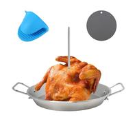 Support de brochette verticale en acier inoxydable, brochette Al Pastor pour grill, support de grille en acier inoxydable - pour brochettes verticales, brochettes