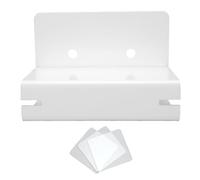 Support de Brosse à Dents Auto-adhésif, Support de Brosse à Dents électrique Murale avec Gestion de câble pour Le Dentifrice, nettoyant pour Le Visage, Chargeur (Blanc)