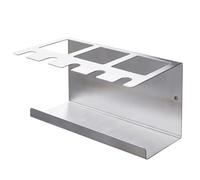 Support de Brosse à Dents électrique Mural Support de Brosse à Dents en Acier Inoxydable Support de tête de Brosse à Dents électrique Support de Dentifrice Salle de Bain Rack de Rangement (Argent)