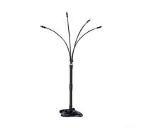 Support de brumisation sur pied avec hauteur réglable, tuyau de 8 m en laiton flexible pour refroidissement extérieur, portable pour brumisateur pour jardin, piscine, barbecue, installation facile