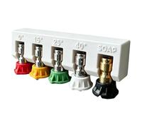 Support de buse de machine à laver, accessoires de nettoyeur haute pression, support de buse de lavage à haute pression avec installation facile, support en métal rigide, fente précise pour économiser