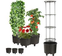 Support de cadre 3 pcs Ø 28,5 fleurs légumes fruits escalade