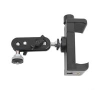 Support de caméra au plafond - Support de base fixe sans perforation pour caméras de sécurité intérieures, pince à vis 1/4", construction en plastique + acier, sans perçage
