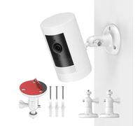 Support de caméra autocollant avec filetage 1/4-20 pouces,support mural pour Ring Stick Up Cam Battery 2nd Gen,Arlo Ultra 2,Arlo Essential Spotlight,support de caméra de surveillance réglable à 360°